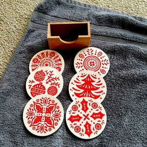 Xmas coaster set